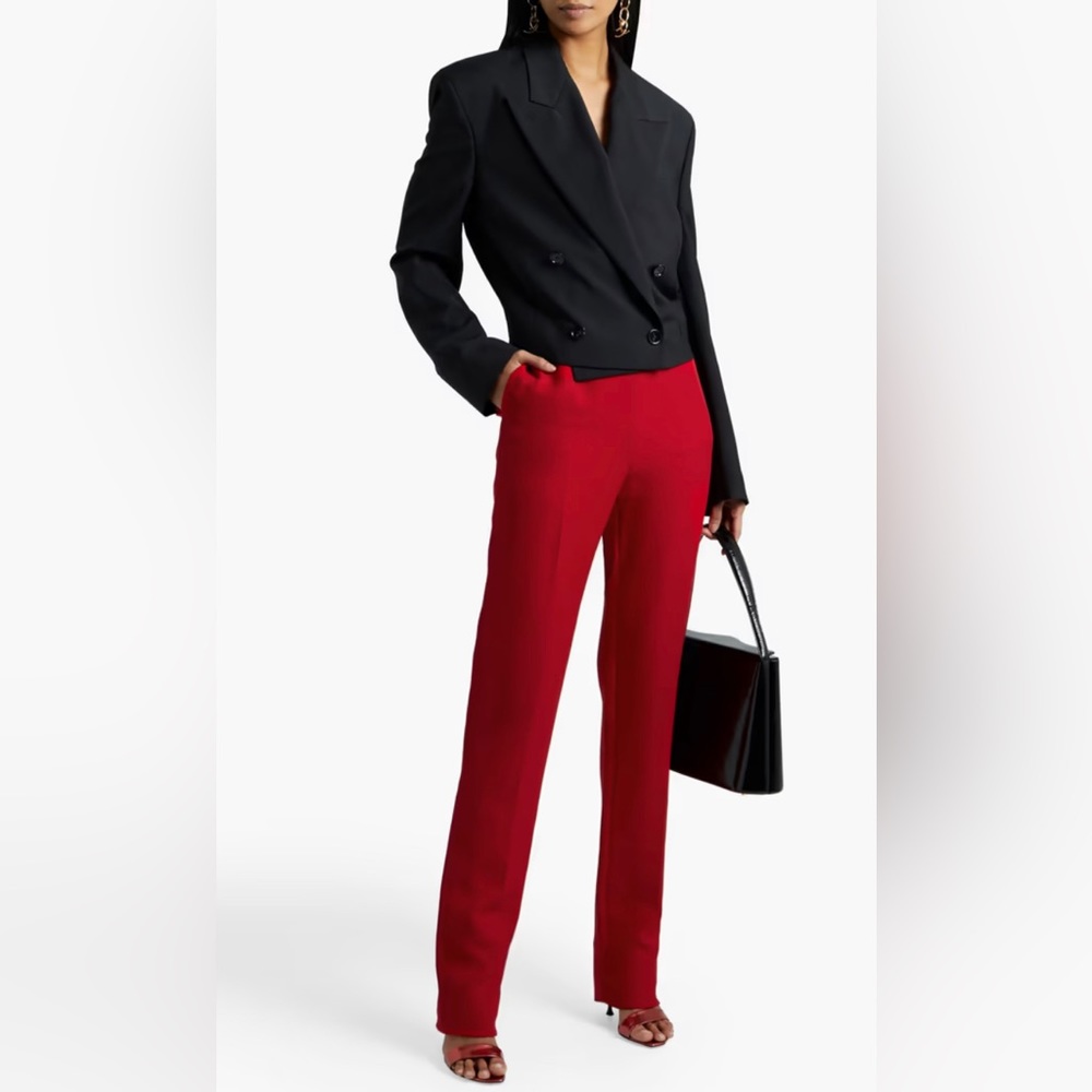 🎄🎅💯 Authentic VALENTINO crepe straight legged pants